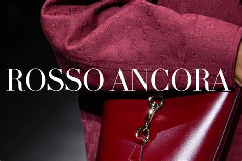 gucci rosso ancora logo